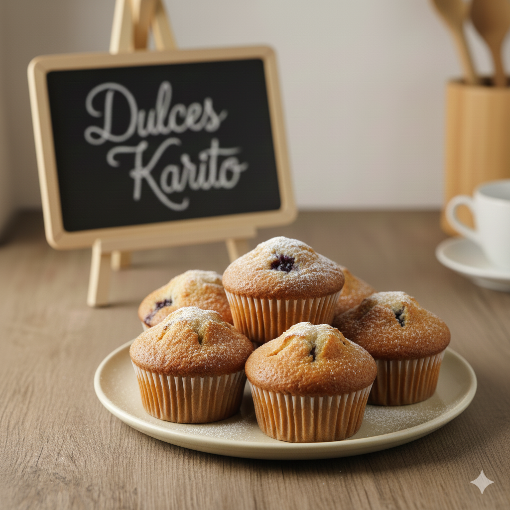 Muffins caseros artesanales de Dulces Karito